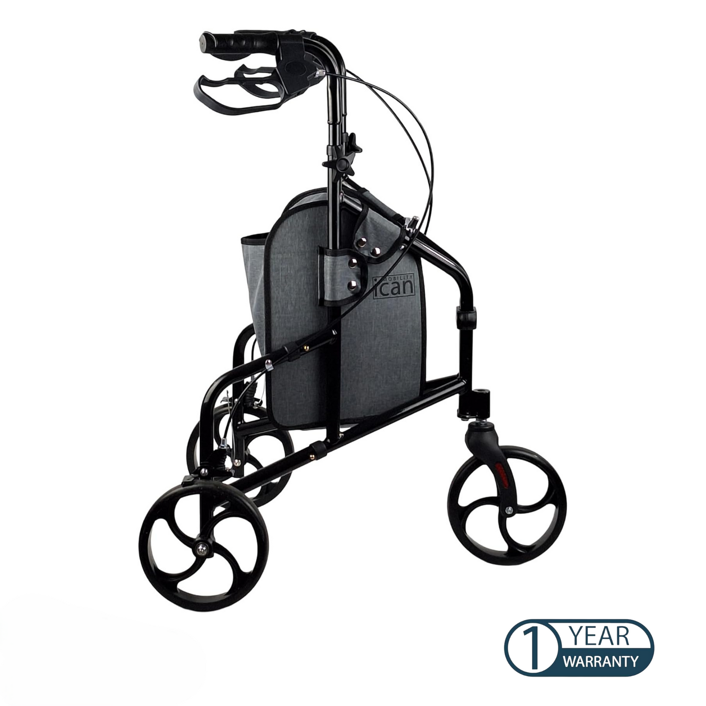 Ultra Lightweight 3-Wheel Rollator Walker – Compact & Agile (R-33)