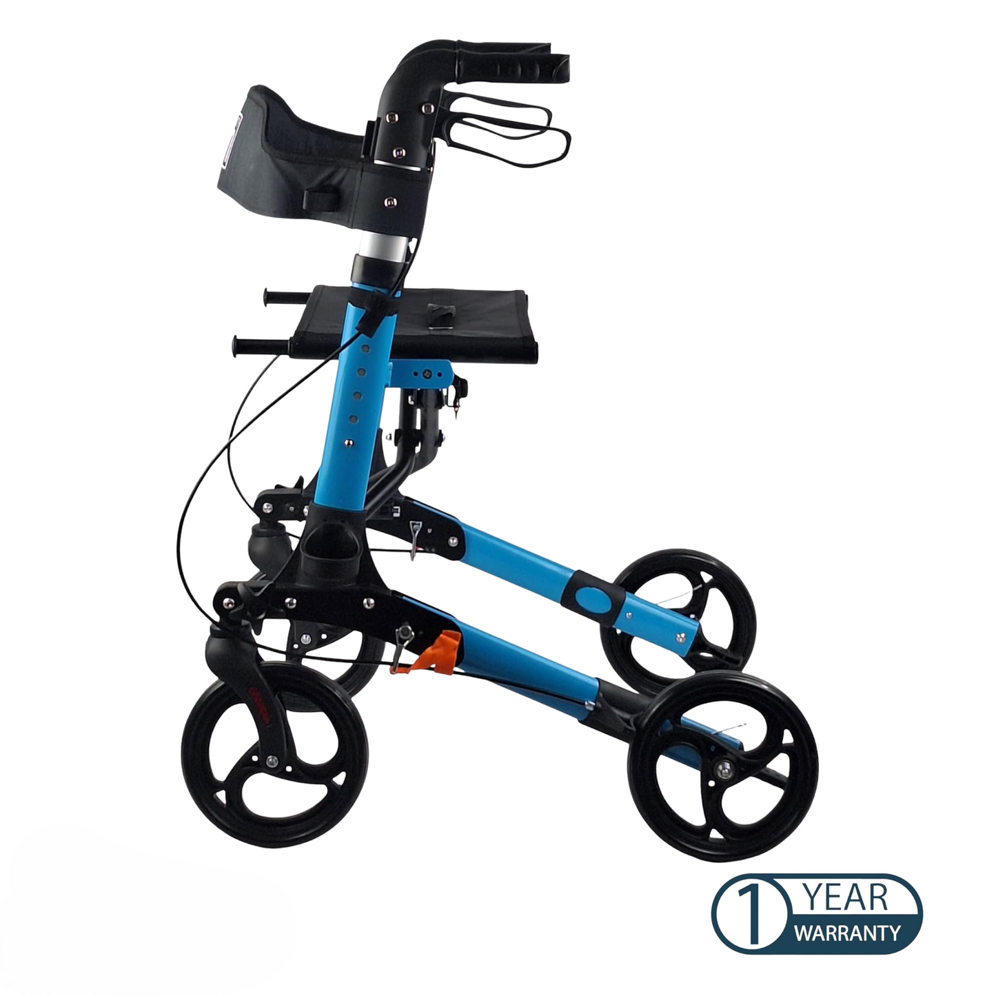 Ultra Lightweight Folding Rollator Walker – Comfort & Storage (R-69)