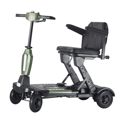 SwiftFold Auto – Automatic Folding Mobility Scooter with Remote Control