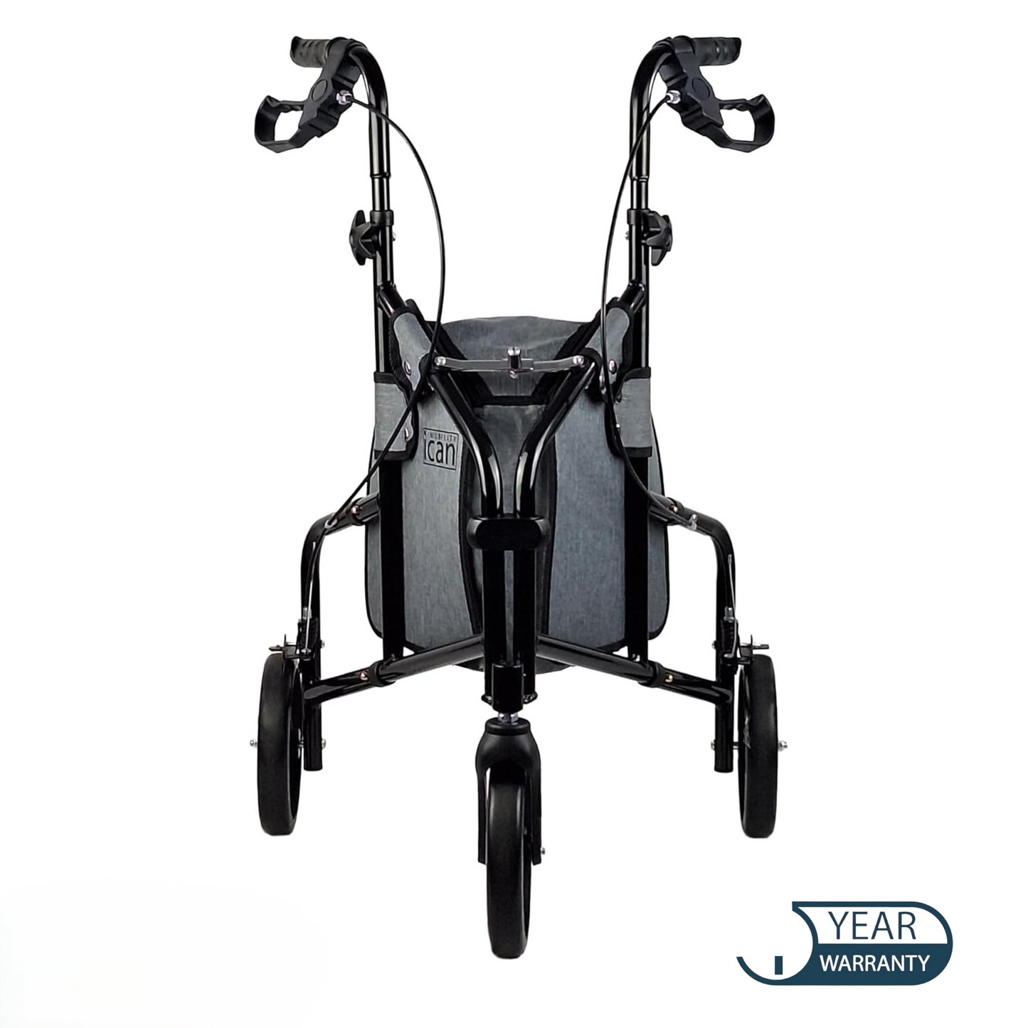Ultra Lightweight 3-Wheel Rollator Walker – Compact & Agile (R-33)