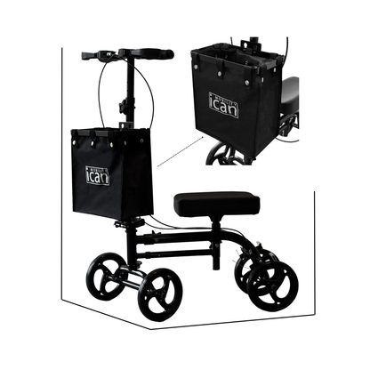 RecoverGlide – Foldable Adjustable Knee Walker