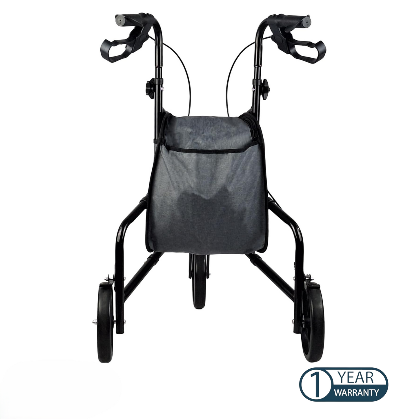 Ultra Lightweight 3-Wheel Rollator Walker – Compact & Agile (R-33)
