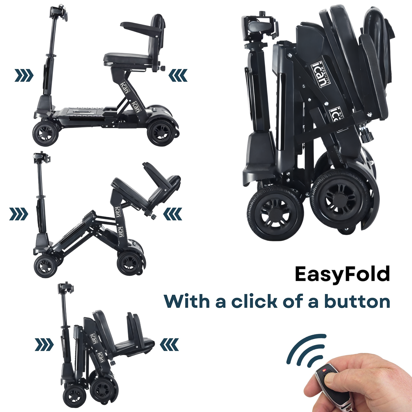 Electric Folding Mobility Scooter – Compact & Portable (X-12)