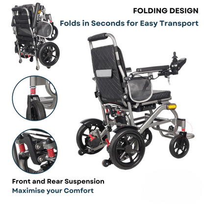 SerenFold – Comfort Folding Electric Wheelchair
