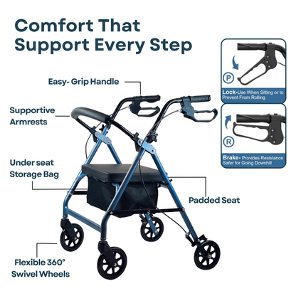 EverydayStride – Lightweight Folding Rollator