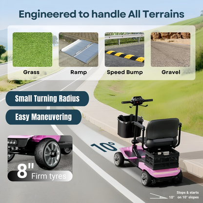 TownCruise everyday mobility scooter – product view 11