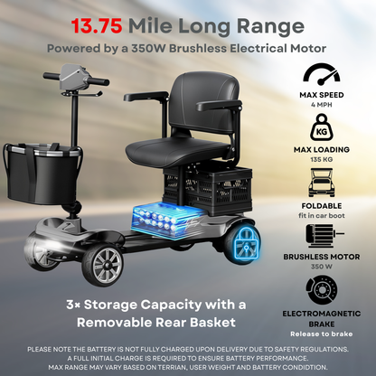 TownCruise everyday mobility scooter – product view 3