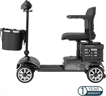 Newbi Move TownCruise everyday mobility scooter in titanium