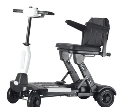 SwiftFold Auto – Automatic Folding Mobility Scooter with Remote Control