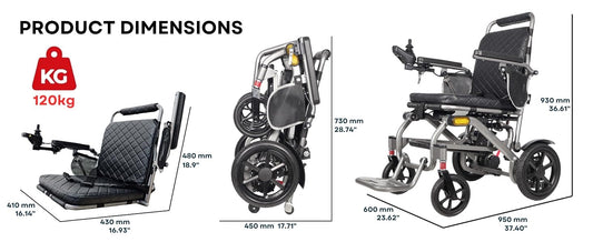 SerenFold – Comfort Folding Electric Wheelchair