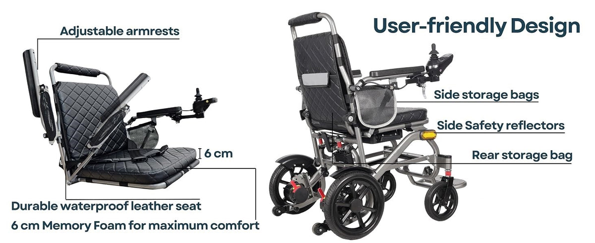 SerenFold – Comfort Folding Electric Wheelchair